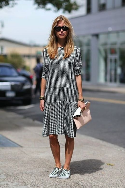 Sneakers to wear with summer dresses