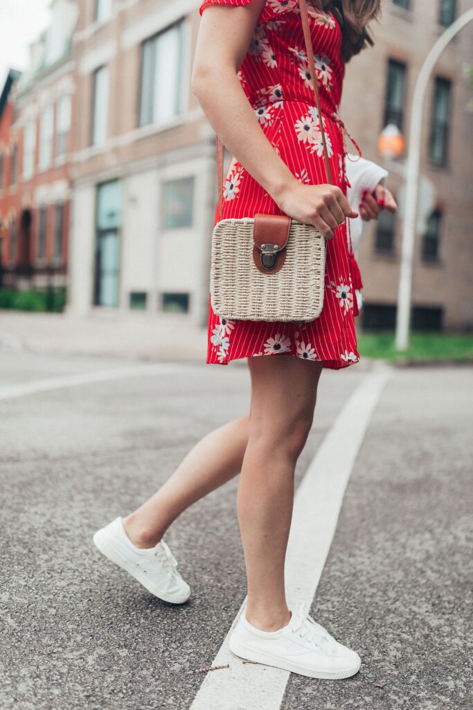 Sneakers to wear with summer dresses