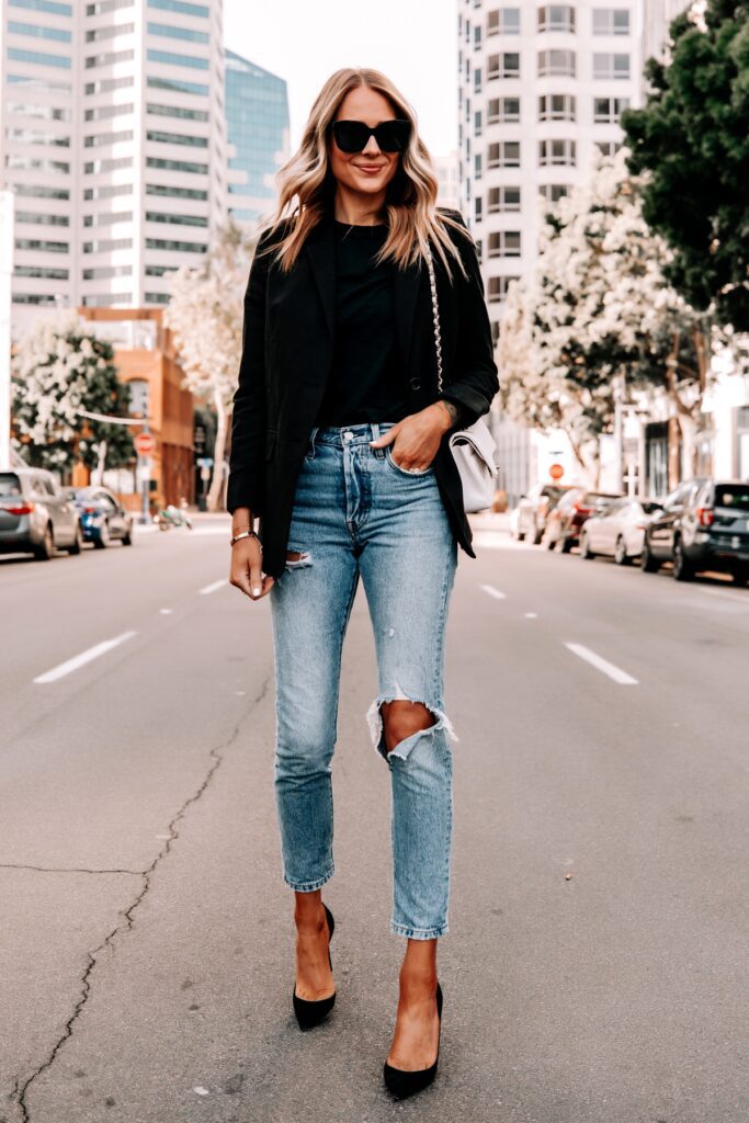 Jeans and Heels outfit