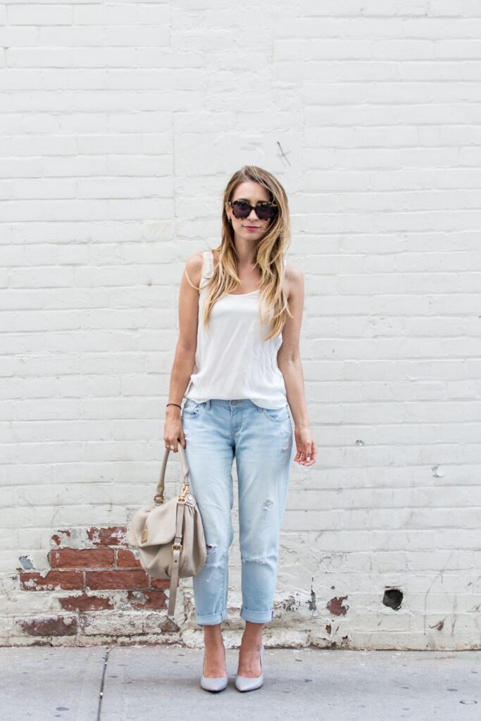 Jeans and Heels outfit