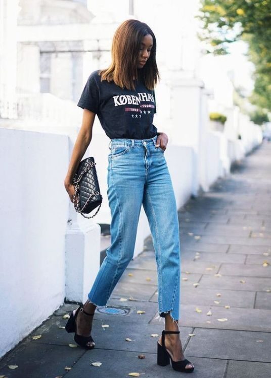 Jeans and Heels outfit