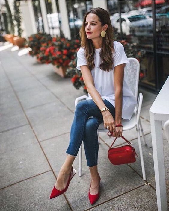 Jeans and Heels outfit